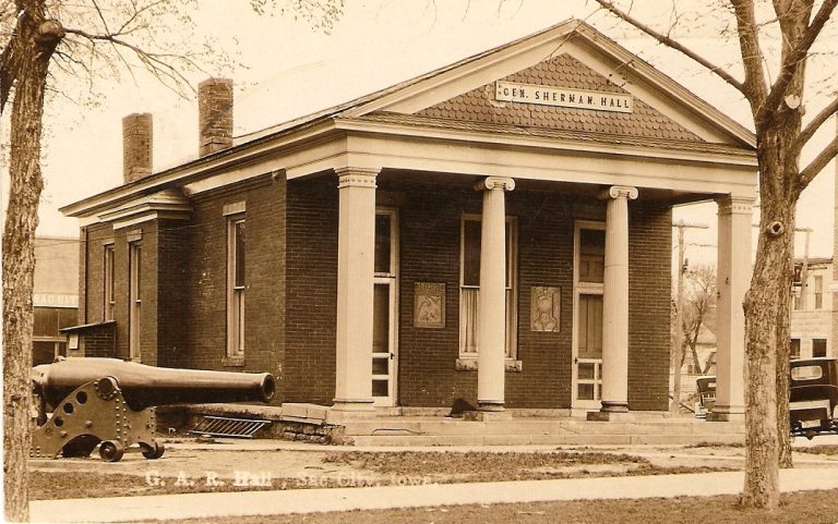Monument Square General Sherman Hall 1924